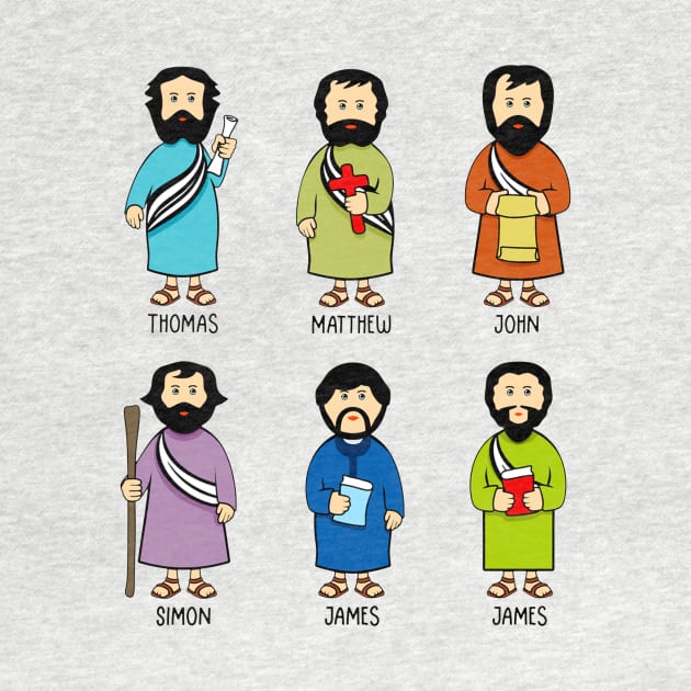 The apostles of Jesus Christ. by sandra0021tees